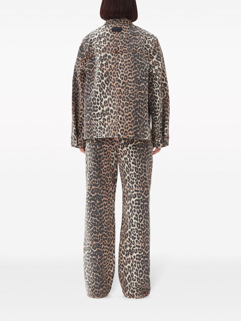 Ganni GANNI Coats Brown