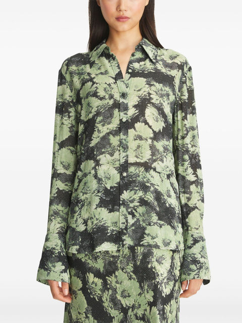Tory Burch Tory Burch Shirts Green