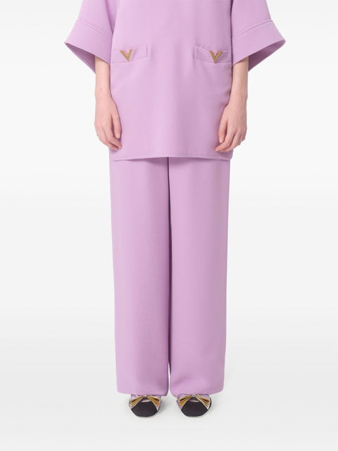 Valentino Valentino Trousers Lilac