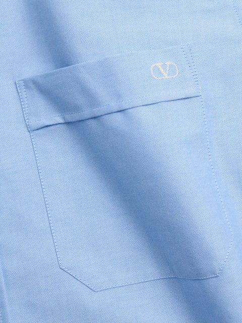 Valentino Valentino Shirts Clear Blue