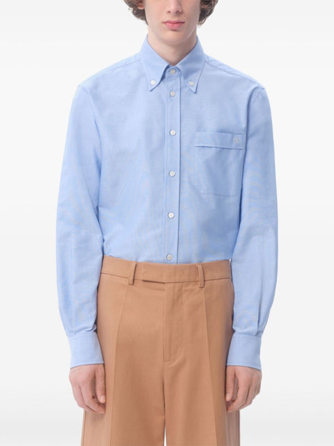 Valentino Valentino Shirts Clear Blue