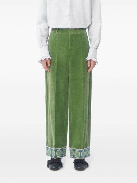 Valentino Valentino Trousers Green