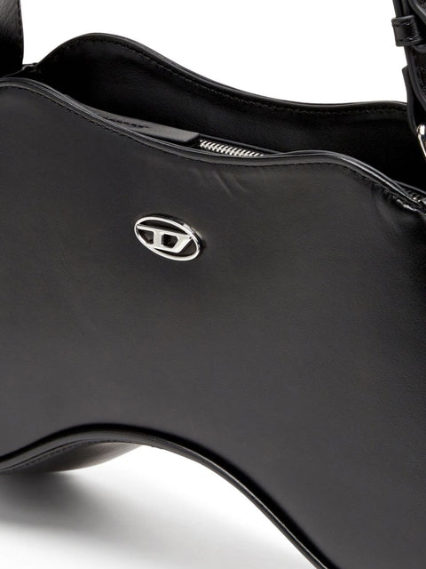 Diesel Diesel Play-Semi-gloss leather shoulder bag