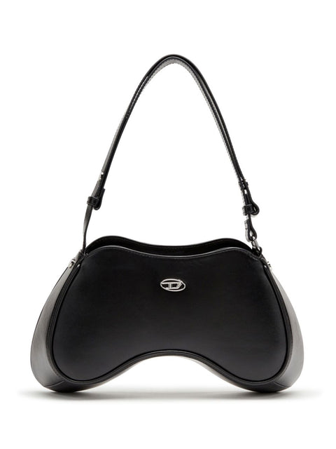 Diesel Diesel Play-Semi-gloss leather shoulder bag