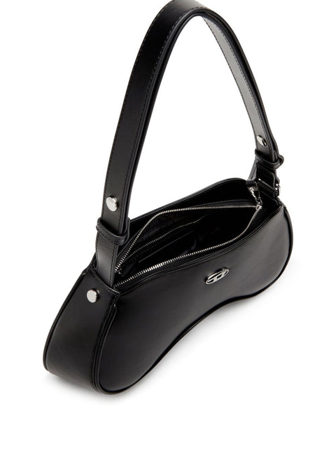 Diesel Diesel Play-Semi-gloss leather shoulder bag