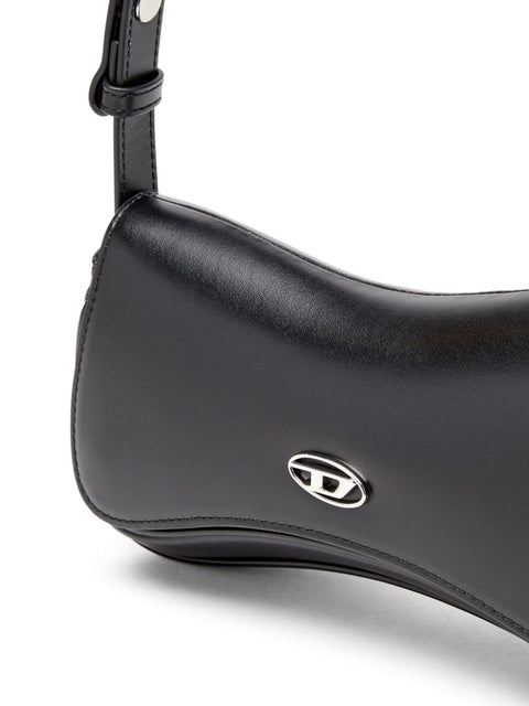 Diesel Diesel Play-Semi gloss leather shoulder bag