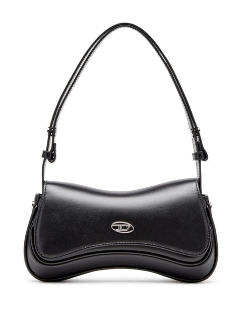 Diesel Diesel Play-Semi gloss leather shoulder bag