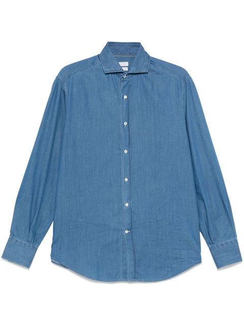Brunello Cucinelli Brunello Cucinelli Shirts Blue