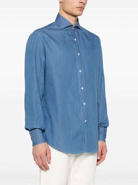 Brunello Cucinelli Brunello Cucinelli Shirts Blue