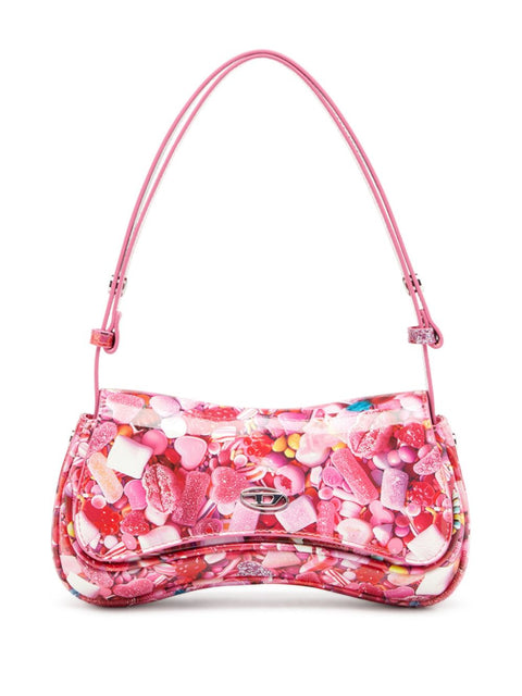 Diesel Diesel Play-Glossy clutch with print