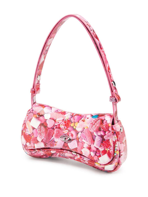 Diesel Diesel Play-Glossy clutch with print