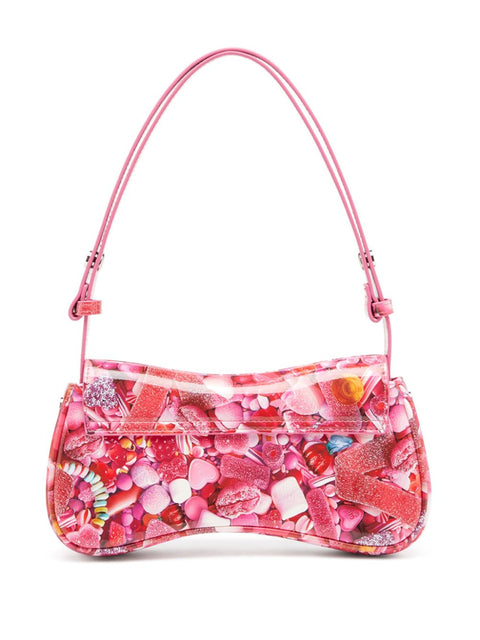 Diesel Diesel Play-Glossy clutch with print