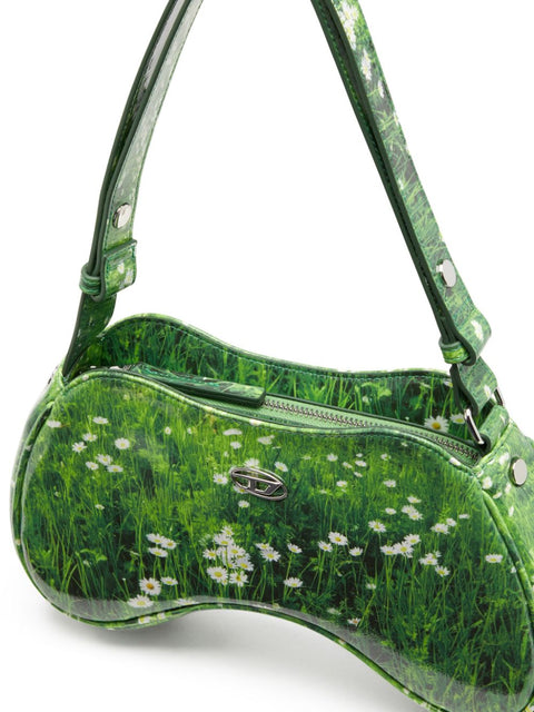 Diesel Diesel Play-Glossy shoulder bag with print