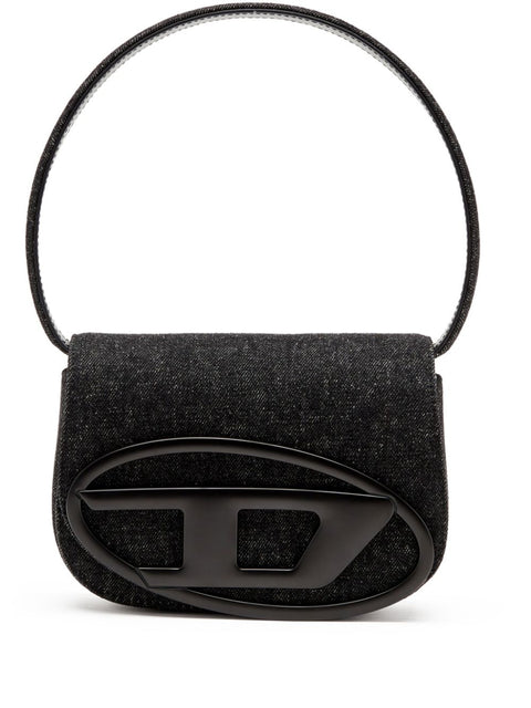 Diesel Diesel 1DR-Iconic shoulder bag in washed denim