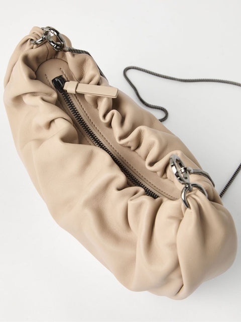 Brunello Cucinelli Brunello Cucinelli Monili Shoulder Bag with Chain