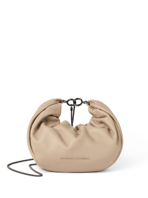 Brunello Cucinelli Brunello Cucinelli Monili Shoulder Bag with Chain
