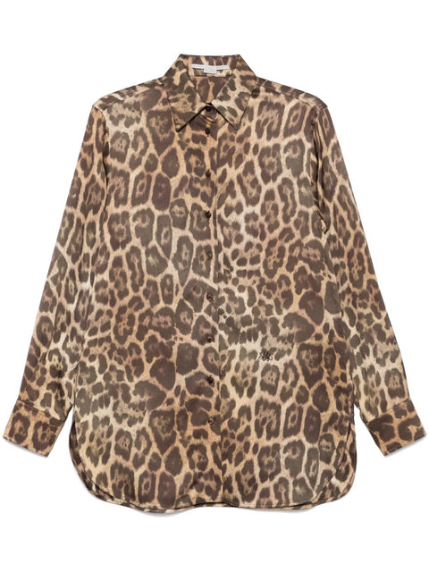 Stella McCartney Stella McCartney Leopard Oversized Shirt