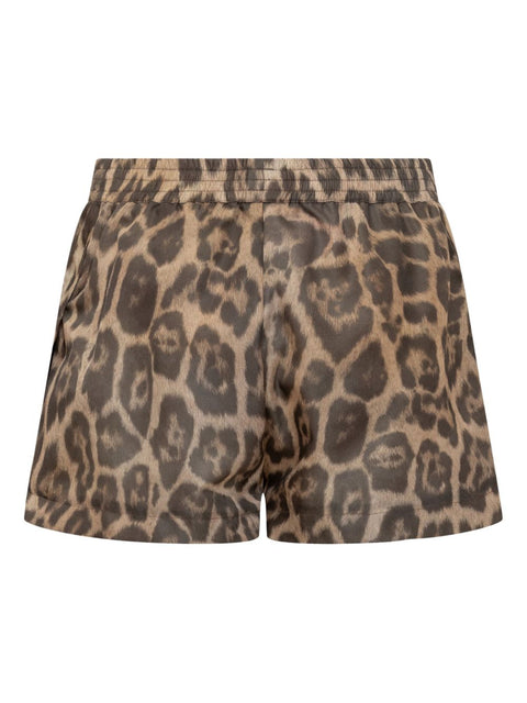 Stella McCartney Stella McCartney leopard print shorts