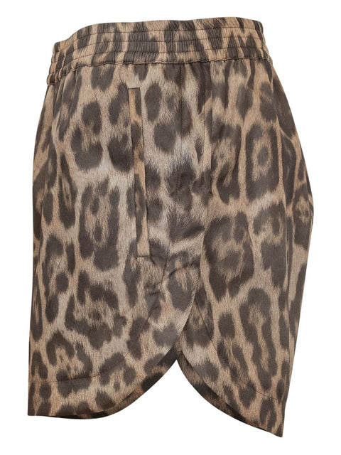 Stella McCartney Stella McCartney leopard print shorts