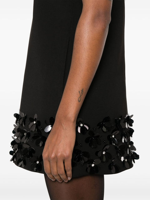 Self-Portrait Self-Portrait crepe mini dress with 3D sequins