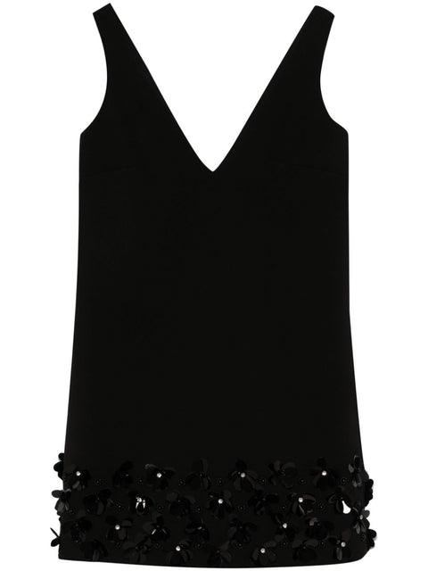 Self-Portrait Self-Portrait crepe mini dress with 3D sequins