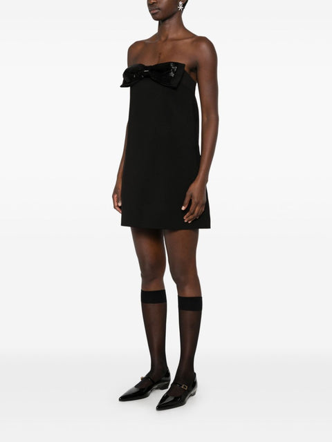 Self-Portrait Self-Portrait crepe bandeau mini dress