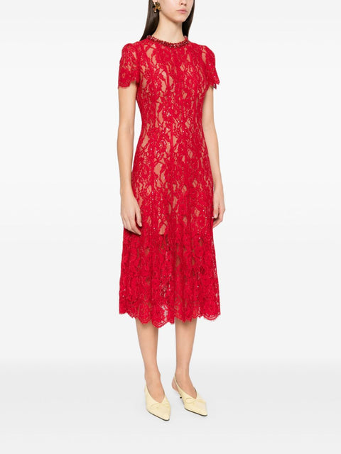 Self-Portrait Self-Portrait lace midi dress