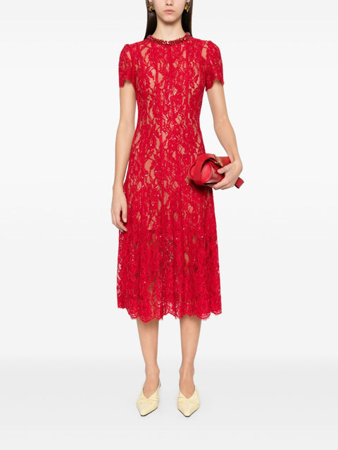 Self-Portrait Self-Portrait lace midi dress