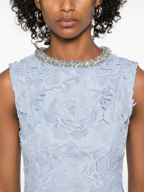 Self-Portrait Self-Portrait Short Floral Lace Dress