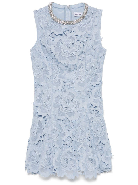 Self-Portrait Self-Portrait Short Floral Lace Dress