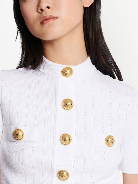 Balmain Balmain 4-pocket knitted cardigan