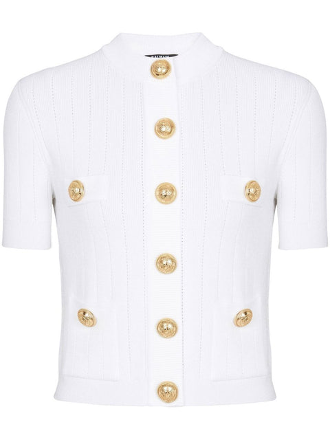Balmain Balmain 4-pocket knitted cardigan