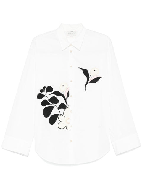 Forte Forte Forte Forte floral-appliqué Shirt