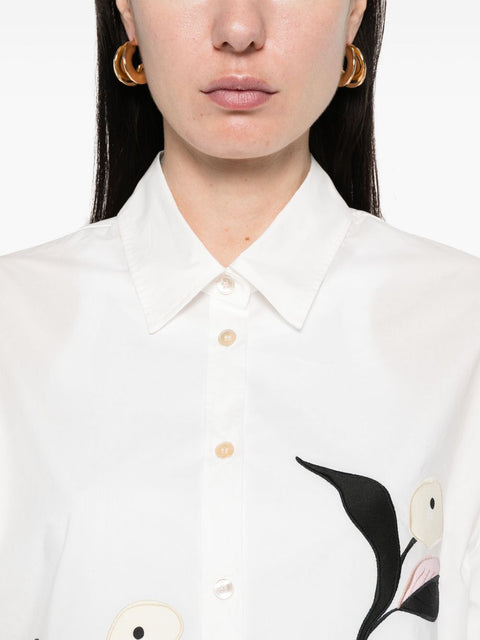 Forte Forte Forte Forte floral-appliqué Shirt