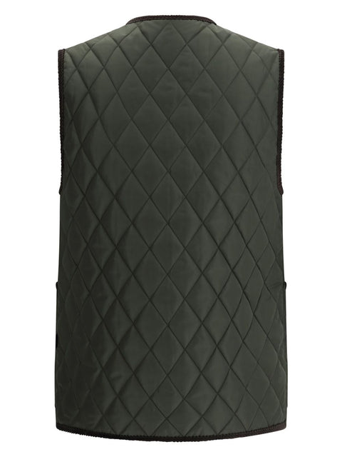 Burberry Burberry diamond-quilted sleeveless jacket