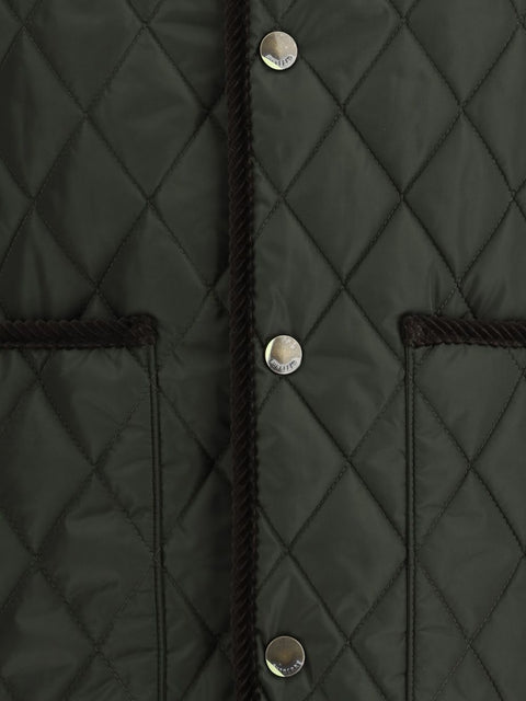 Burberry Burberry diamond-quilted sleeveless jacket