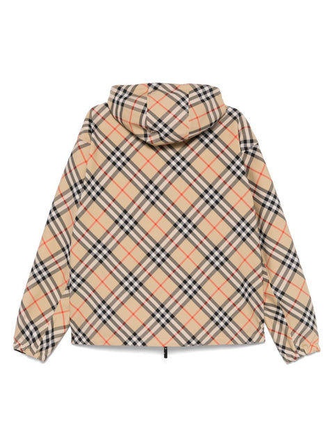 Burberry Burberry check pattern reversible jacket