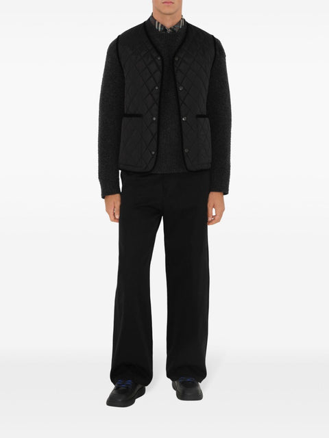 Burberry Burberry Nylon quilted sleeveless jacket