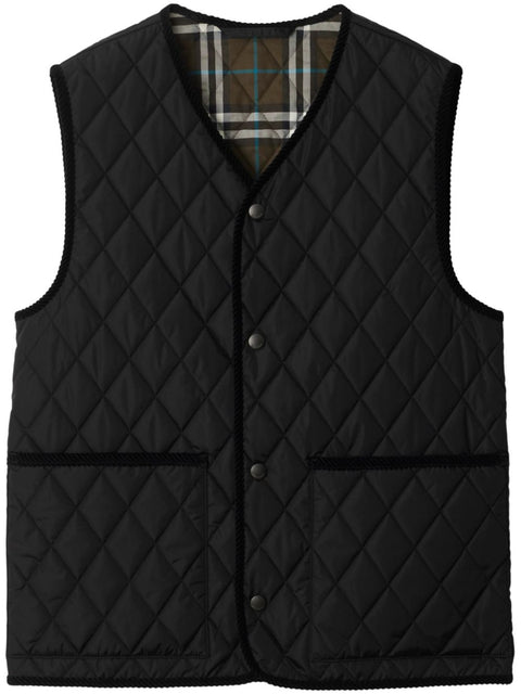 Burberry Burberry Nylon quilted sleeveless jacket