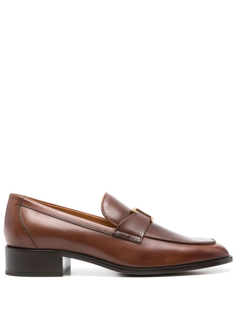 Tod'S Tod's T Timeless Leather Moccasin
