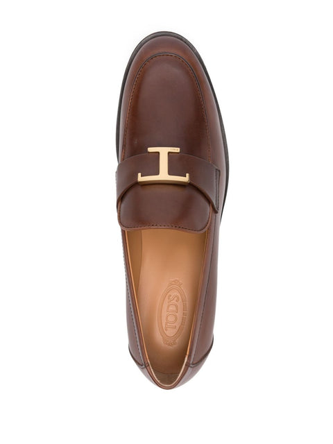 Tod'S Tod's T Timeless Leather Moccasin