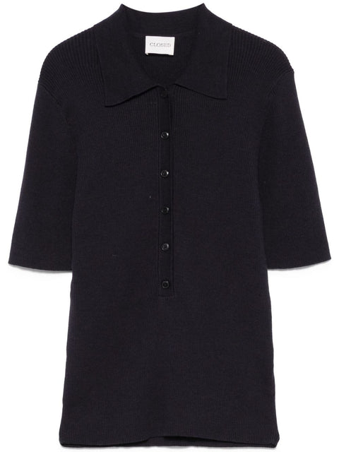 Closed Closed knitted polo shirt