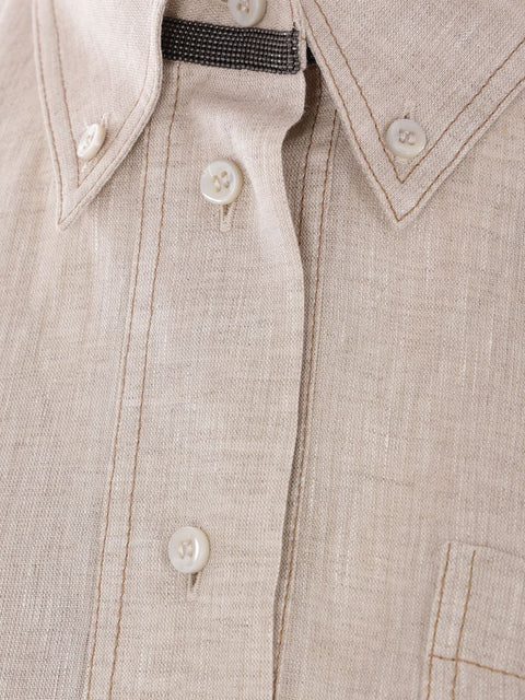 Brunello Cucinelli Brunello Cucinelli long linen dress
