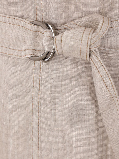 Brunello Cucinelli Brunello Cucinelli long linen dress