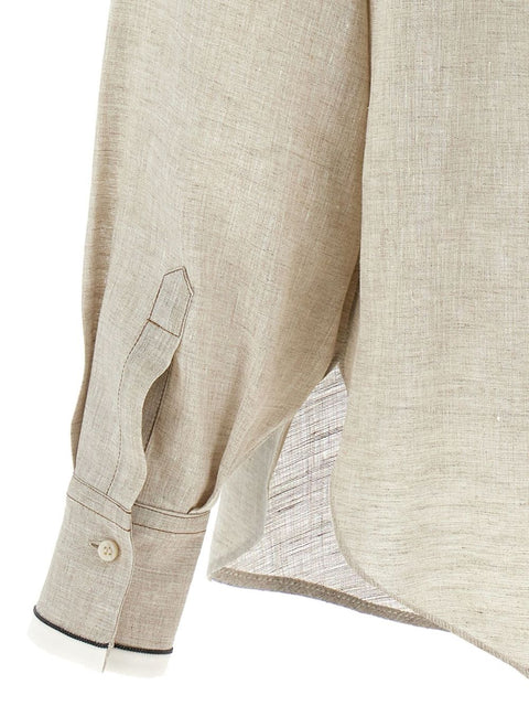 Brunello Cucinelli Brunello Cucinelli linen shirt