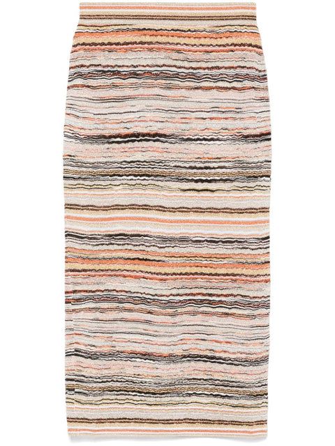 Missoni Missoni Midi Lamé Skirt