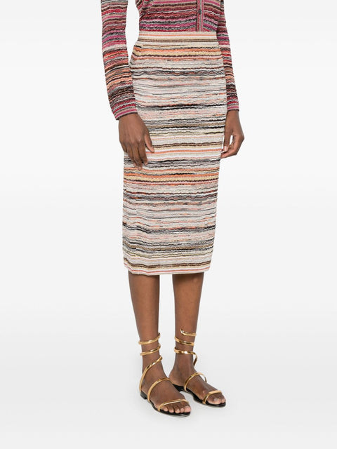 Missoni Missoni Midi Lamé Skirt