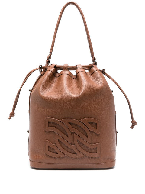 Casadei Casadei leather bucket bag