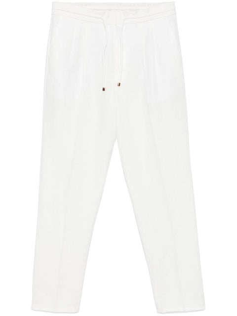 Brunello Cucinelli Brunello Cucinelli linen blend drawstring trousers