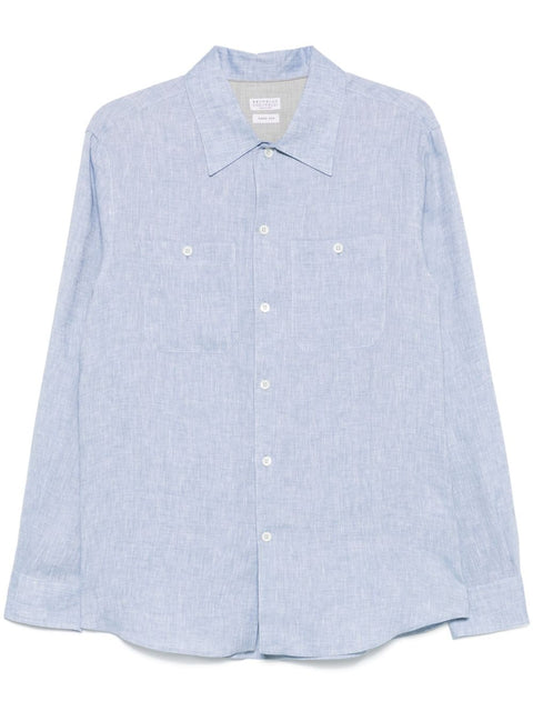 Brunello Cucinelli Brunello Cucinelli linen shirt